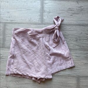 Pink High-Waisted Skort